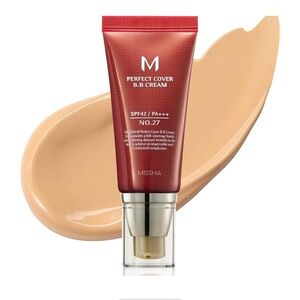 MISSHA M Perfect Cover BB Cream No.27 Honey Beige - Medium with Neutral/Warm